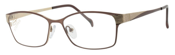 Stepper 50086 SI Eyeglasses, Brown Gold F011