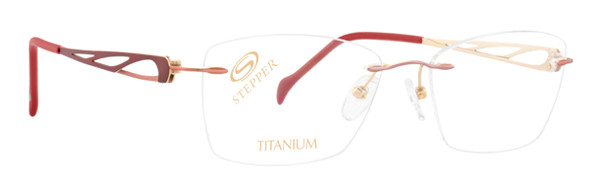 Stepper 95219 SI Eyeglasses, Burgundy F023