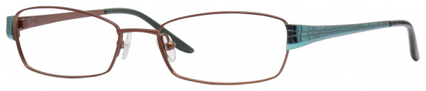 Wildflower Silverling Eyeglasses, Brown Turquoise