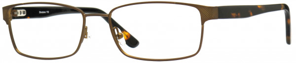 Value Collection 119 Structure Eyeglasses, Brown
