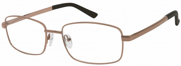 Value Collection 145 Structure Eyeglasses, TAN