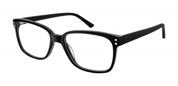 Value Collection 150 Structure Eyeglasses, Black