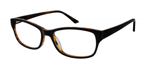 Value Collection 156 Structure Eyeglasses, Black
