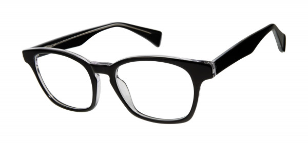 Value Collection 158 Structure Eyeglasses, BLK