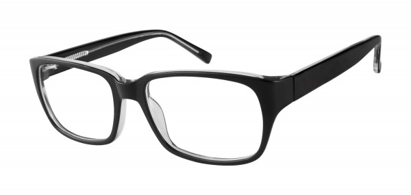 Value Collection 161 Structure Eyeglasses, Black