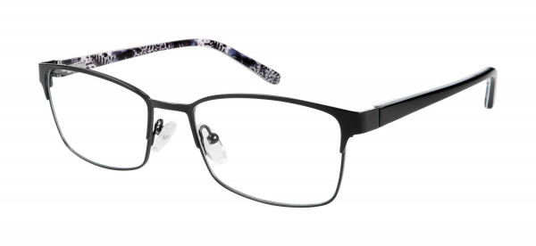 Value Collection 165 Structure Eyeglasses, Black