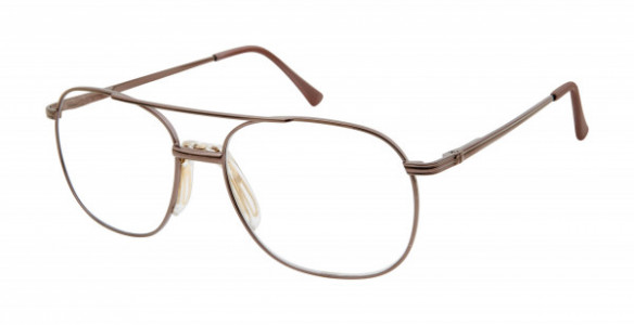 Value Collection 167 Structure Eyeglasses, Brown