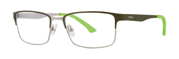 TMX by Timex Lightweight Eyeglasses, Olive
