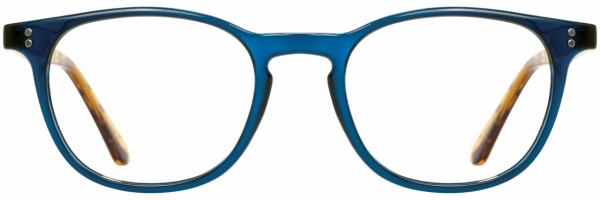 Elements EL-356 Eyeglasses, 1 - Blue / Amber Demi