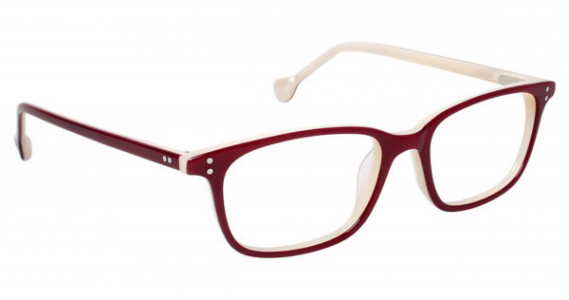 Lisa Loeb LL147 SANDALWOOD Eyeglasses, Cherry / Cream (C3)