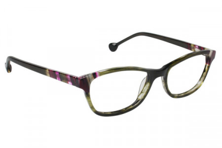 Lisa Loeb LL148 SPARKS Eyeglasses, OLIVE (C3)
