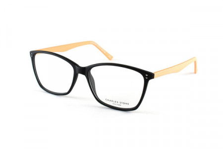 William Morris CSNY 104 Eyeglasses, Blk/Pch (3)