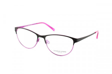William Morris CSNY 91 Eyeglasses, Blk/Pnk (3)