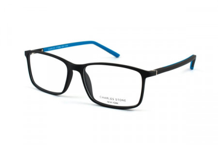 William Morris CSNY 87 Eyeglasses, Blk/Blu (2)
