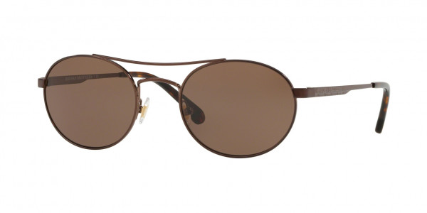 Brooks Brothers BB4046S Sunglasses, 164373 BRUSHED BROWN