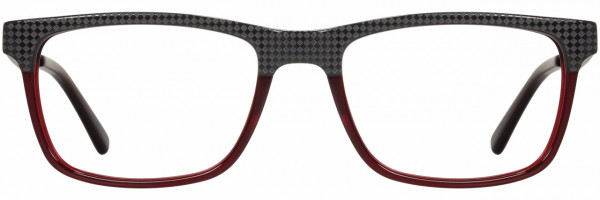 Michael Ryen MR-286 Eyeglasses, 1 - Gray / Maroon