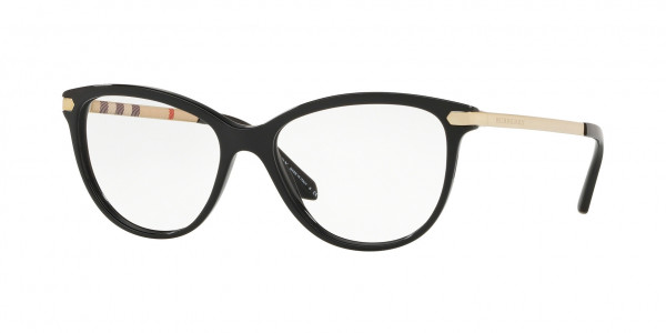 Burberry BE2280F Eyeglasses, 3001 BLACK (BLACK)