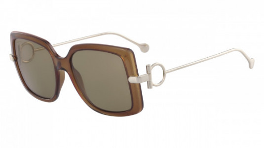Ferragamo SF913S Sunglasses, (210) BROWN