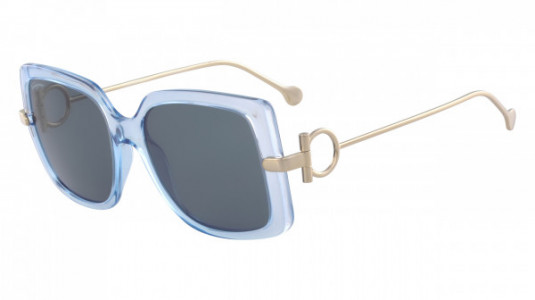 Ferragamo SF913S Sunglasses, (402) AZURE