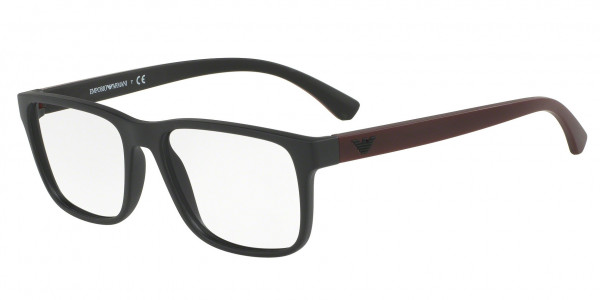 Emporio Armani EA3103F Eyeglasses, 5042 MATTE BLACK (BLACK)