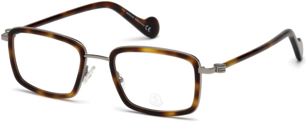 Moncler ML5026 Eyeglasses, 056 - Havana/other