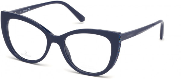 Swarovski SK5291 Eyeglasses, 090 - Shiny Blue