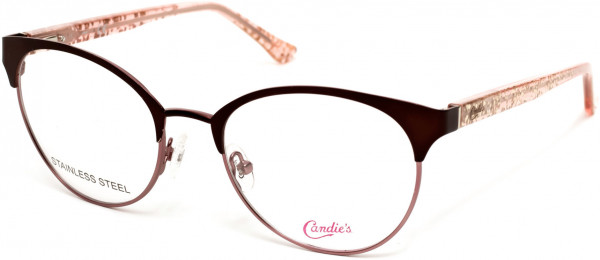 Candie's Eyes CA0166 Eyeglasses, 046 - Matte Light Brown