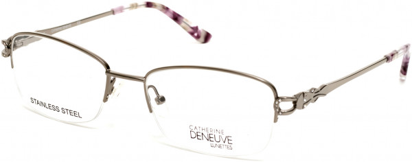 Catherine Deneuve CD0421 Eyeglasses, 010 - Shiny Light Nickeltin