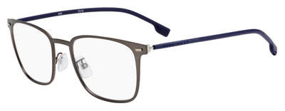 HUGO BOSS Black Boss 1026/F Eyeglasses, 0R80(00) Semi Matte Dark Ruthenium