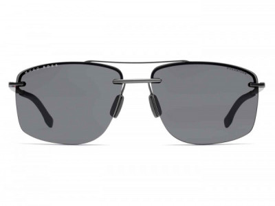 HUGO BOSS Black BOSS 1033/F/S Sunglasses, 0R80 MATTE RUTHENIUM