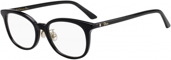 Christian Dior MONTAIGNE 57F Eyeglasses, 0807 Black