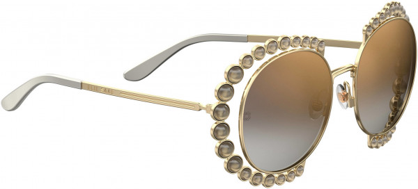 Elie Saab ES 025/G/S Sunglasses, 084E Gold Beige