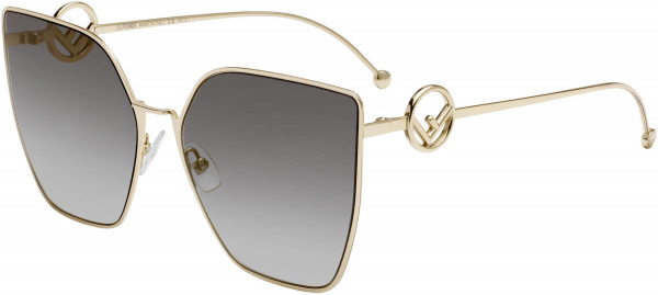 Fendi FF 0323/S Sunglasses, 0FT3 Gray Gold