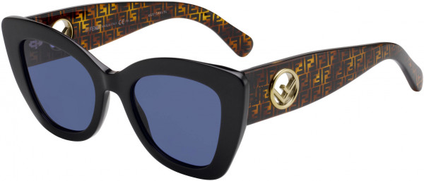 Fendi FF 0327/S Sunglasses, 0807 Black