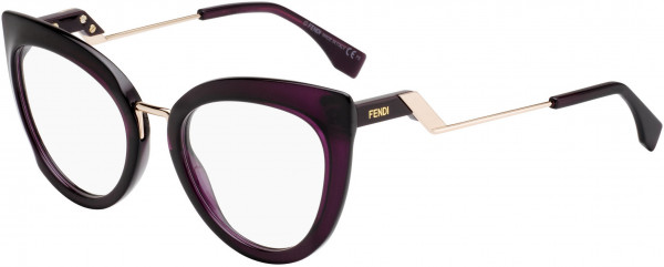 Fendi FF 0334 Eyeglasses, 00T7 Plum