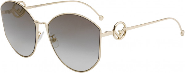 Fendi FF 0335/F/S Sunglasses, 0J5G Gold