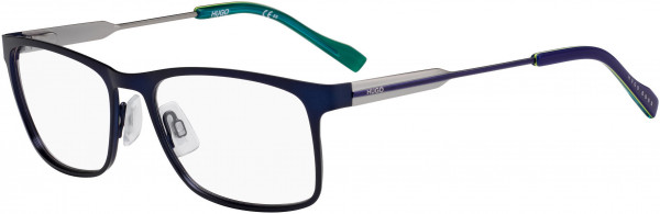 HUGO HG 0231 Eyeglasses, 0FLL Matte Blue