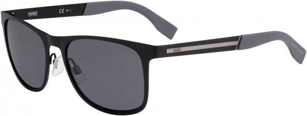 HUGO HG 0244/S Sunglasses, 0003 Matte Black