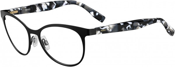 HUGO HG 0312 Eyeglasses, 04NL Matte Black White