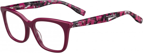 HUGO HG 0313 Eyeglasses, 08A4 Red Gray