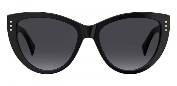 Moschino MOS018/S Sunglasses, 0807 BLACK