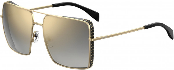 Moschino MOS 020/S Sunglasses, 0J5G Gold