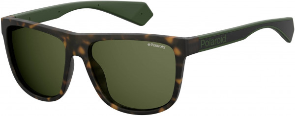 Polaroid Core PLD 6062/S Sunglasses, 0PHW Havana Green