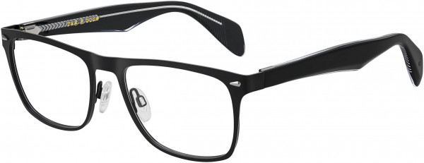 rag & bone RNB 7011 Eyeglasses, 0003 Matte Black