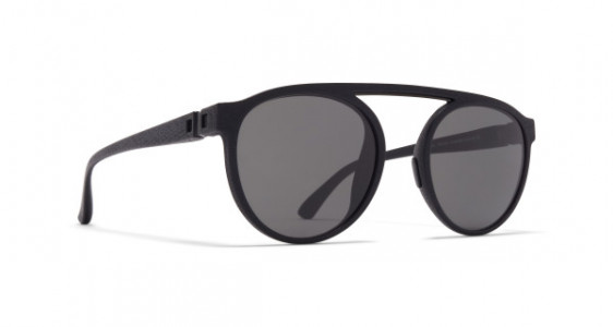 Mykita Mylon ALTOS Sunglasses, MMT5 PITCH BLACK/SHINY BLACK - LENS: MIRROR BLACK