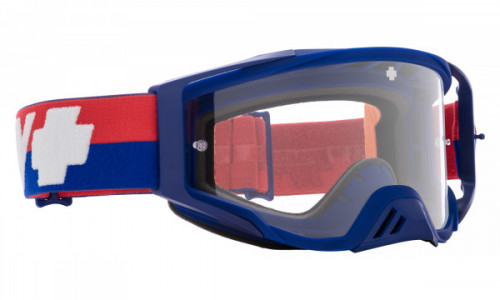Spy Optic Foundation Mx Goggle Sports Eyewear, Bolt USA / HD Clear