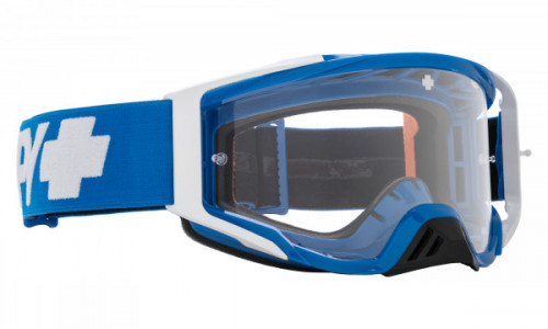 Spy Optic Foundation Mx Goggle Sports Eyewear, Checkers Blue / HD Clear