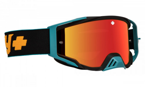 Spy Optic Foundation Mx Goggle Sports Eyewear, Camo Orange / HD Smoke with Red Spectra