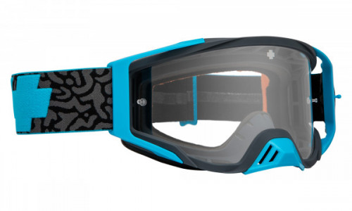 Spy Optic Foundation Mx Goggle Sports Eyewear, Maze Blue / HD Clear AFP