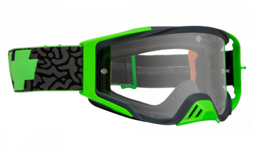 Spy Optic Foundation Mx Goggle Sports Eyewear, Maze Green / HD Clear AFP